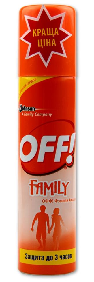 OFF! Family Аэрозоль от комаров 100 мл