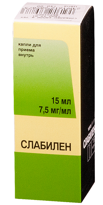 Слабилен капли 0.75% 15мл (Р)