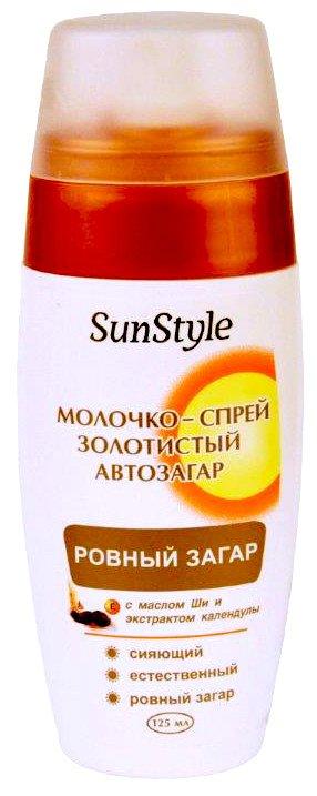 SunStyle Молочко-спрей Золотистый Автозагар Ровный загар 125 мл