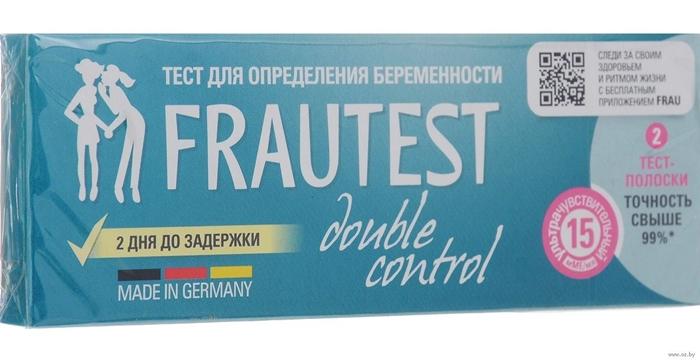 Тест д/опр. берем. Frautest double control N2 (Р)