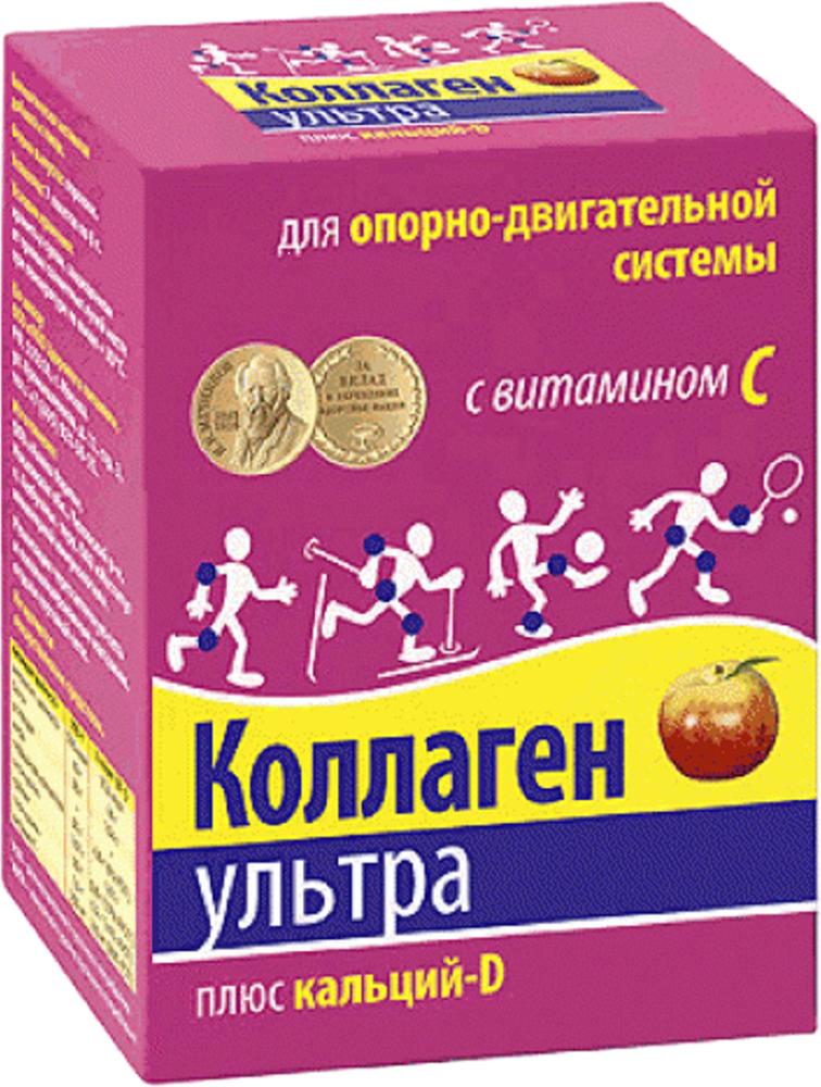 Коллаген ультра+Кальций D пор. 8г N7 яблоко (Р) (ПТ)