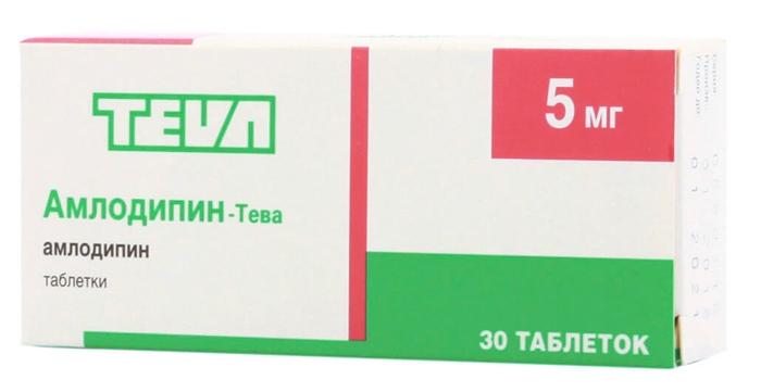 Амлодипин-Тева таб. 5мг N30 (Р) (Азомекс)#