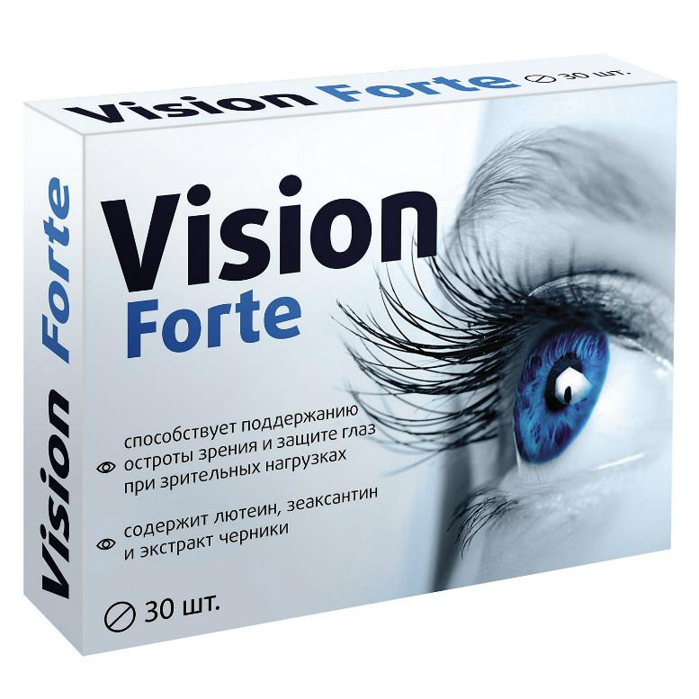 Vision Forte компл. с лют. зеаксан. черника таб. N30 (Р) (ПТ)