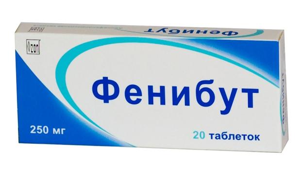 Фенибут таб. 250мг N20 (Р) Озон