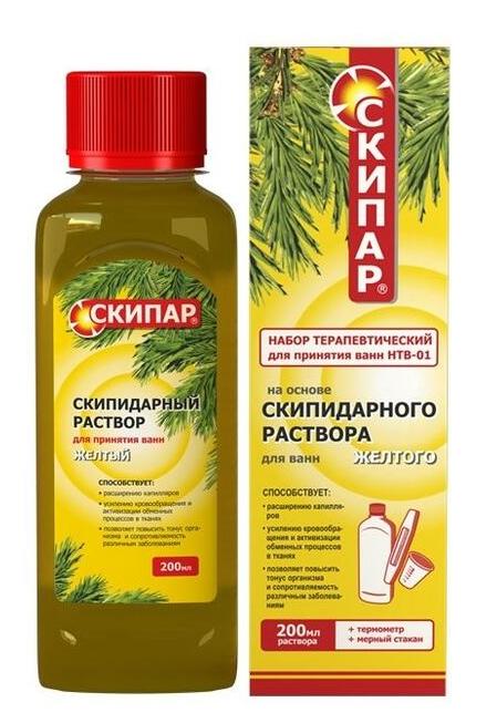 Скипар наб.терап. д/ванн 200мл (Желтый скип. раствор) (Р)