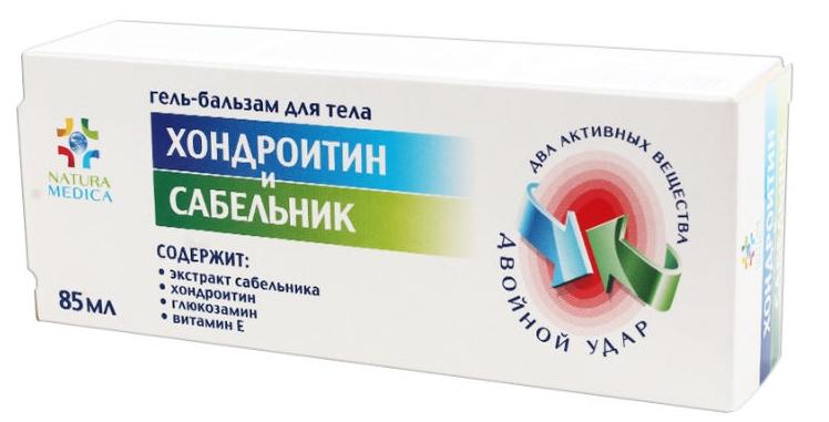 Гель-бальз. Хондроит.+сабел.85мл д/тела(Р)
