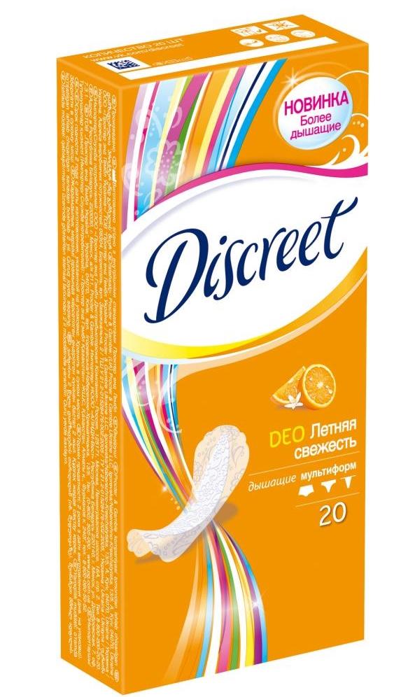 Прокладки ежедневные Discreet Deo Summer Fresh Multiform: 20 шт.