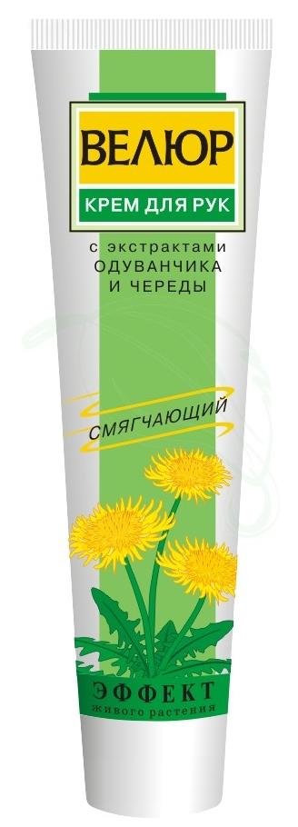 Велюр Крем для рук смягчающий с экстрактами одуванчика и череды 44мл