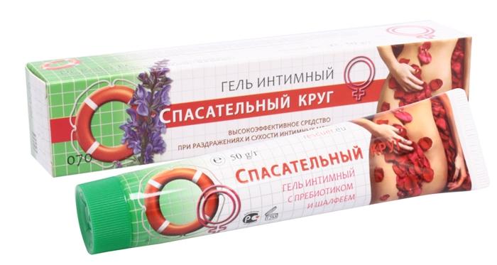 СпасатКруг Гель интимный 50г с пребиот. и шалф. (Р)