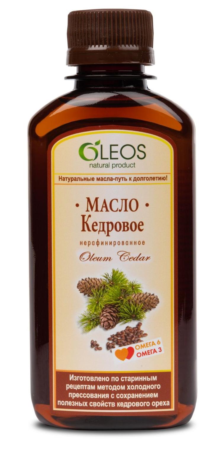 Масло кедровое (нерафинированное) пищевое 200мл