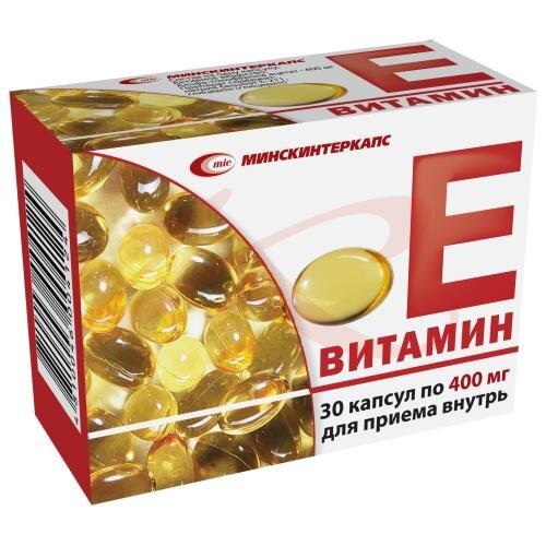 Вит.Е капс.400мг N30 (Р) Минск