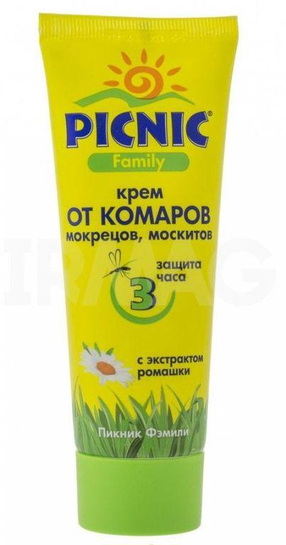 Picnic Family Крем от комаров, мокрецов, москитов 75 мл
