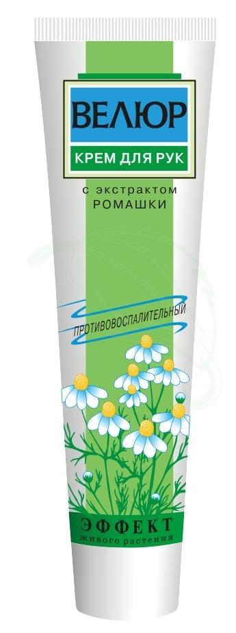 Крем для рук «Велюр» противовоспалительный с экстрактом ромашки 44мл