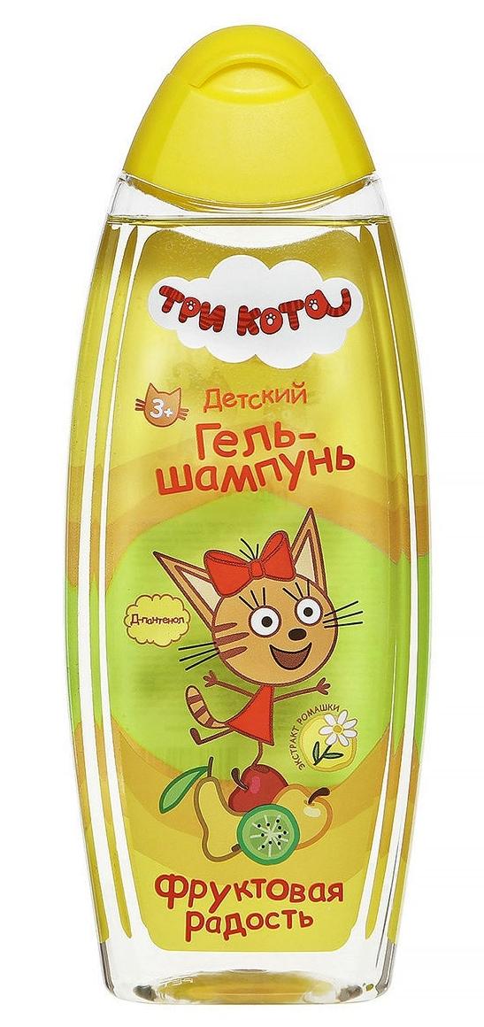 Три Кота Гель-шампунь Фруктовая Радость с Д-пантенолом и ромашкой 430мл