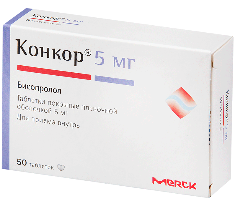 Конкор таб. 5мг N50 (Р)#