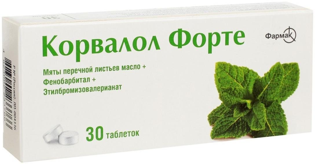 Корвалол Форте таб.: 30 шт.