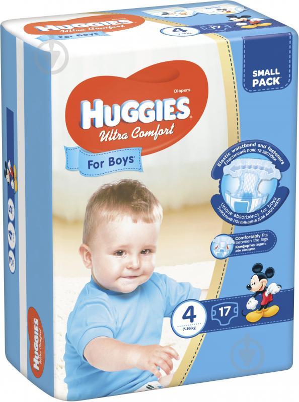 Подгузники-трусики для мальчиков Huggies Ultra Comfort р.4 (7-16) №17