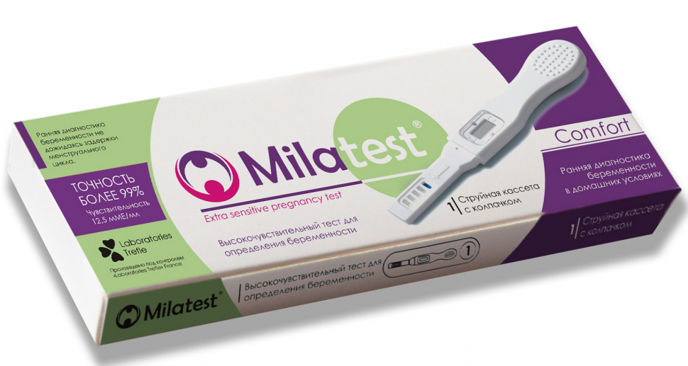 Тест-кассета д/опр.берем.Milatest Comfort N1 (струйн.с колпач.)(Р)