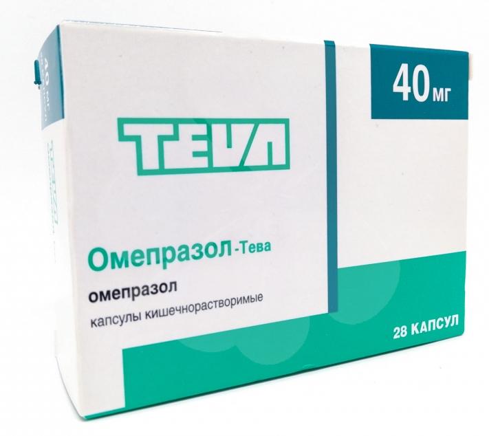 Омепразол-Тева капс. 40мг N28 (Р)#