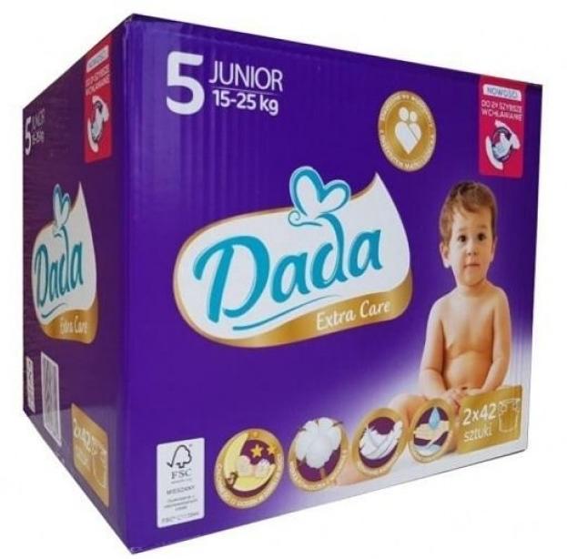 Подгузники Dada Extra Care Junior р.5 (15-25): 84 шт.
