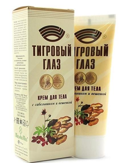 Тигровый глаз крем д/тела д/сустав. 75мл (сабел./вешенка) (Р)