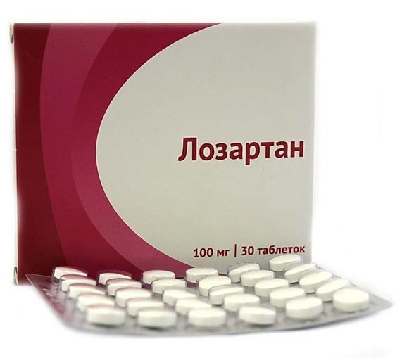 Лозартан таб. 100мг N30 (Р) Озон#