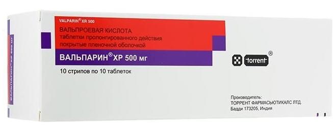 Вальпарин ХР таб. 500мг N100 (Р)#