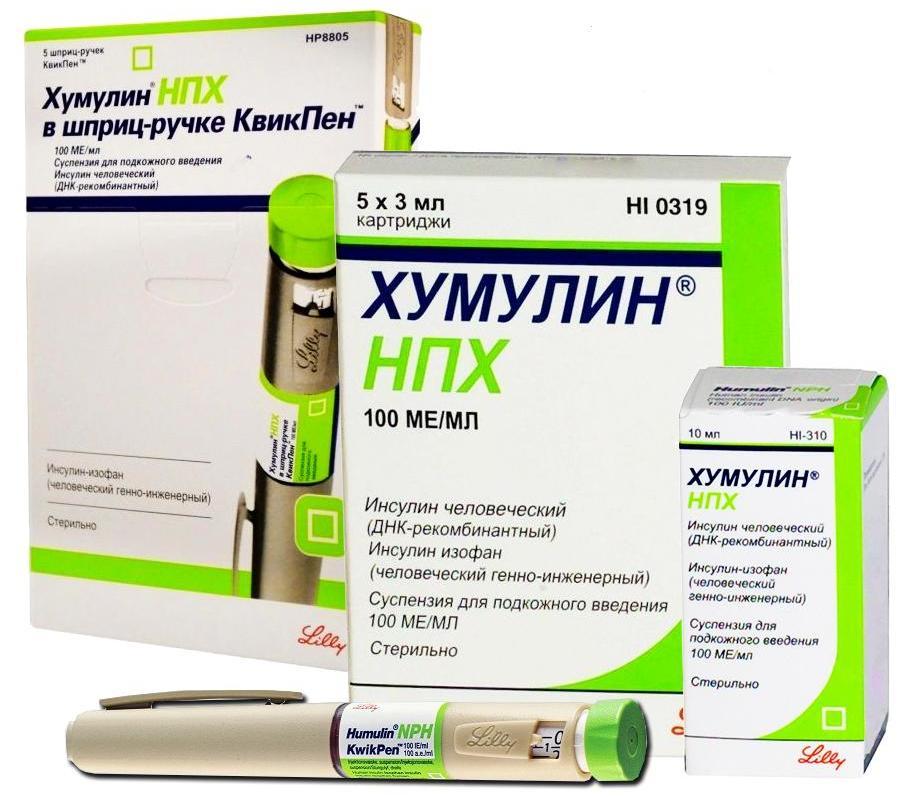 Хумулин НПХ шприц-ручка 100МЕ/мл 3мл №5