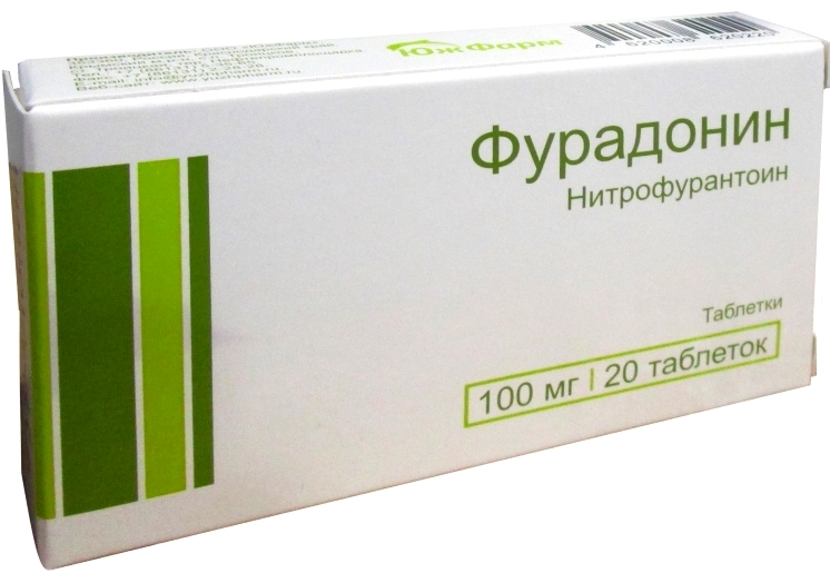 Фурадонин таб. 100мг N20 (Р) ЮжФарм