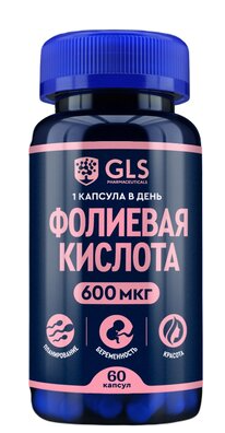 GLS Фолиевая к-та 400мг N60 (P)  (ПТ)