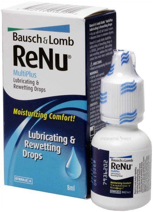 Капли для линз Renu MultiPlus 8мл