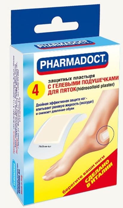 Pharmadoct Пластырь Гидроколлоид для пяток с гелевой подушкой № 4