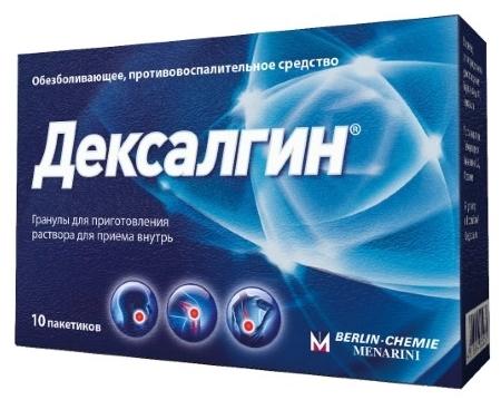 Дексалгин гран. д/р-ра 25мг пак. N10 (Р)