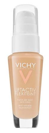 Vichy Liftactiv Flexilift Тональный крем для лица с эффектом лифтинга для выравнивания тона, разглаживания морщин и осветления несовершенств с солнцезащитными фильтрами SPF 20, тон 15, 30 мл