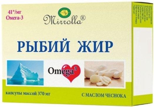 Рыбий жир Миррола с маслом чеснока капс. N100 (Р) (ПТ)