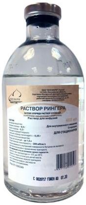 Р-р Рингера 400мл стекло (Р)#