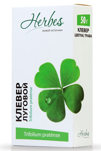 Клевер луговой цветки+трава 1,5г №20