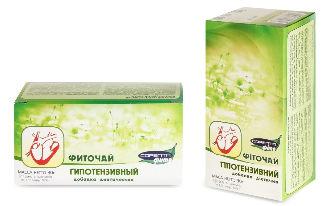 Фиточай"Сарепта Ф" гипотензивн.1.5г N20 (ПТ)