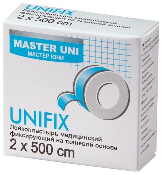 Пластырь ткан.осн. 2х500см карт.уп. Master Uni (Р)
