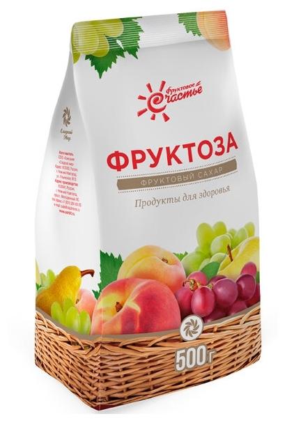 Фруктоза 500г порошок кристал. (Р) (ПТ)