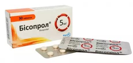 Бисопрол таб. 5 мг: 30 шт.
