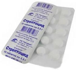 Стрептоцид таб. 0,3 г: 10 шт.