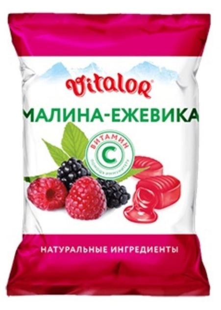 Леденцы Виталор с вит.С 60г малина+ежевика (Р) (ПТ)