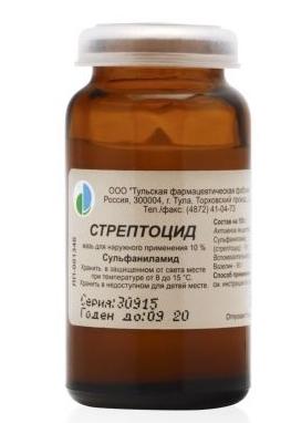 Лин. стрептоцида растворим. 5% 30г (Р) Ус.-сиб.