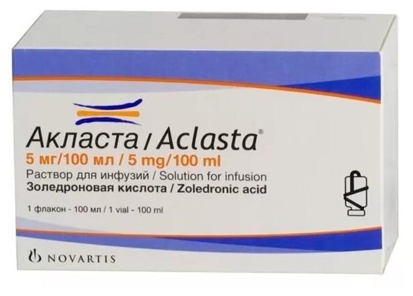 Акласта р-р д/инф. 5мг/100мл N1 (Р)#