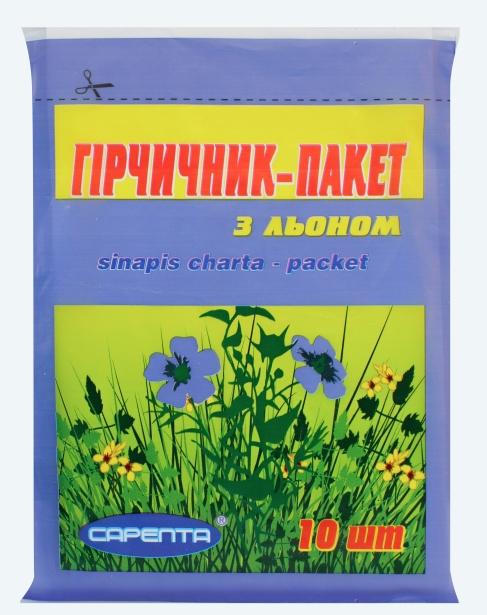 Горчичник-пакет льняной N10