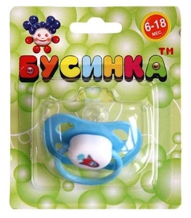Пустышка "Кристалл" силик. кругл. 0-6мес.с кольц. (414) (Р)
