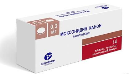 Моксонидин-Канон таб. п/о 0.3мг N28 (Р)#