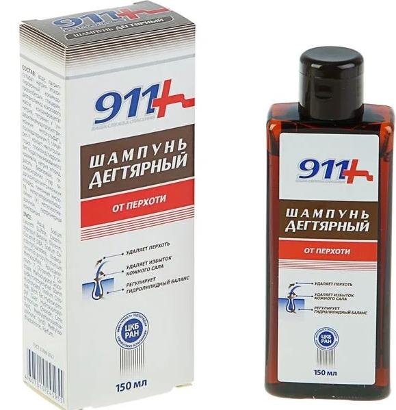 911 Шампунь дегтярный от перхоти 300 мл