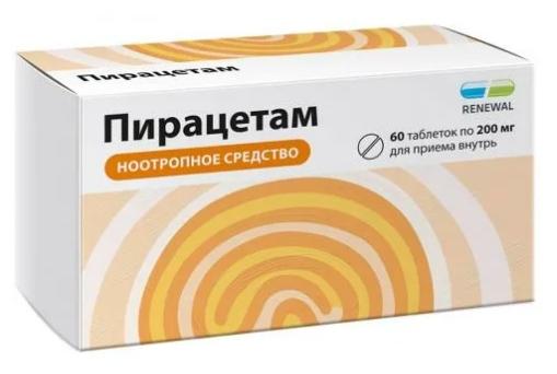 Пирацетам Реневал таб. 200мг N60 (Р)#